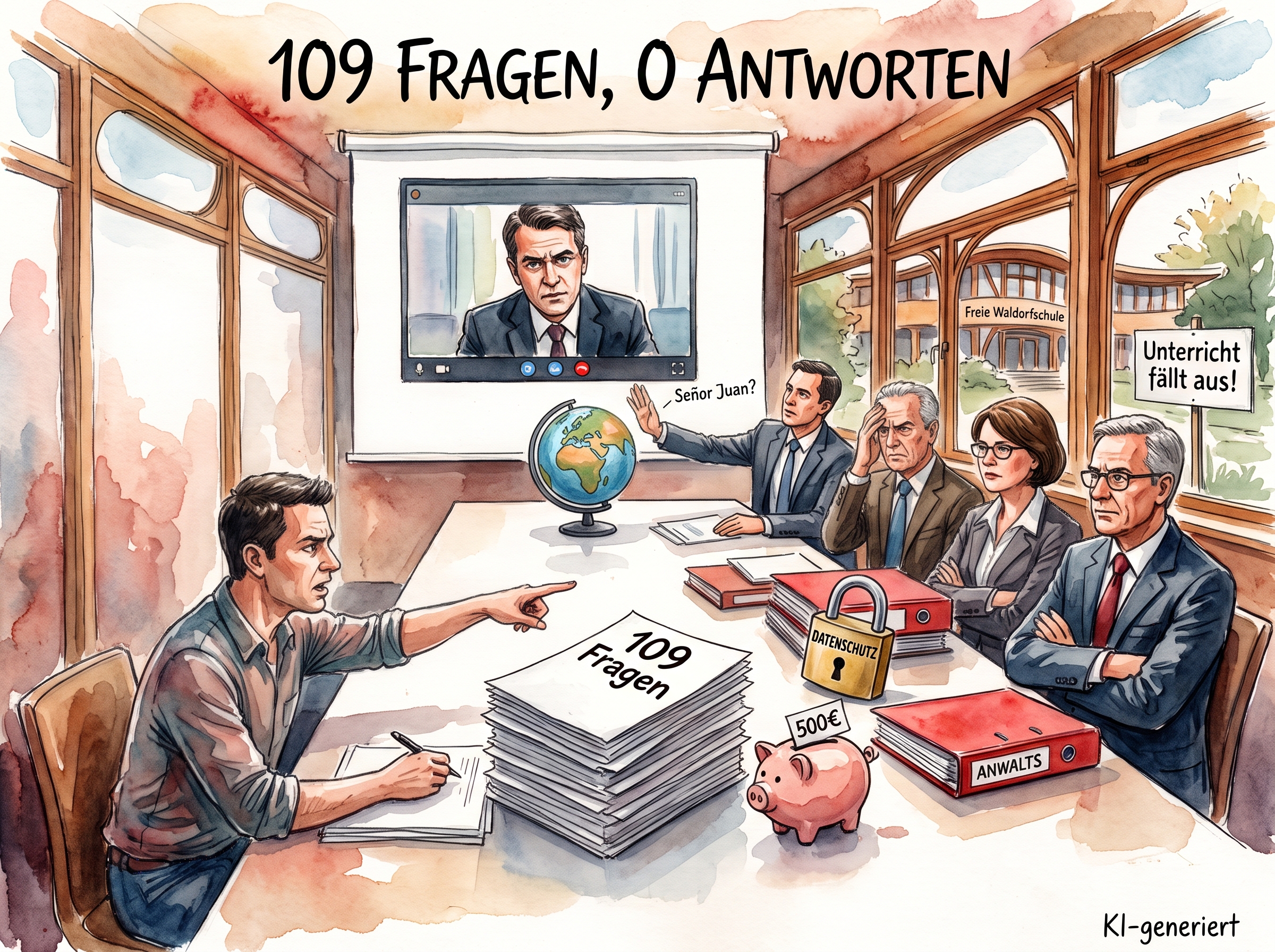 Sogar der eigene Anwalt pfeift den Vorstand zurück - aus dem Blog wird ein Newsletter